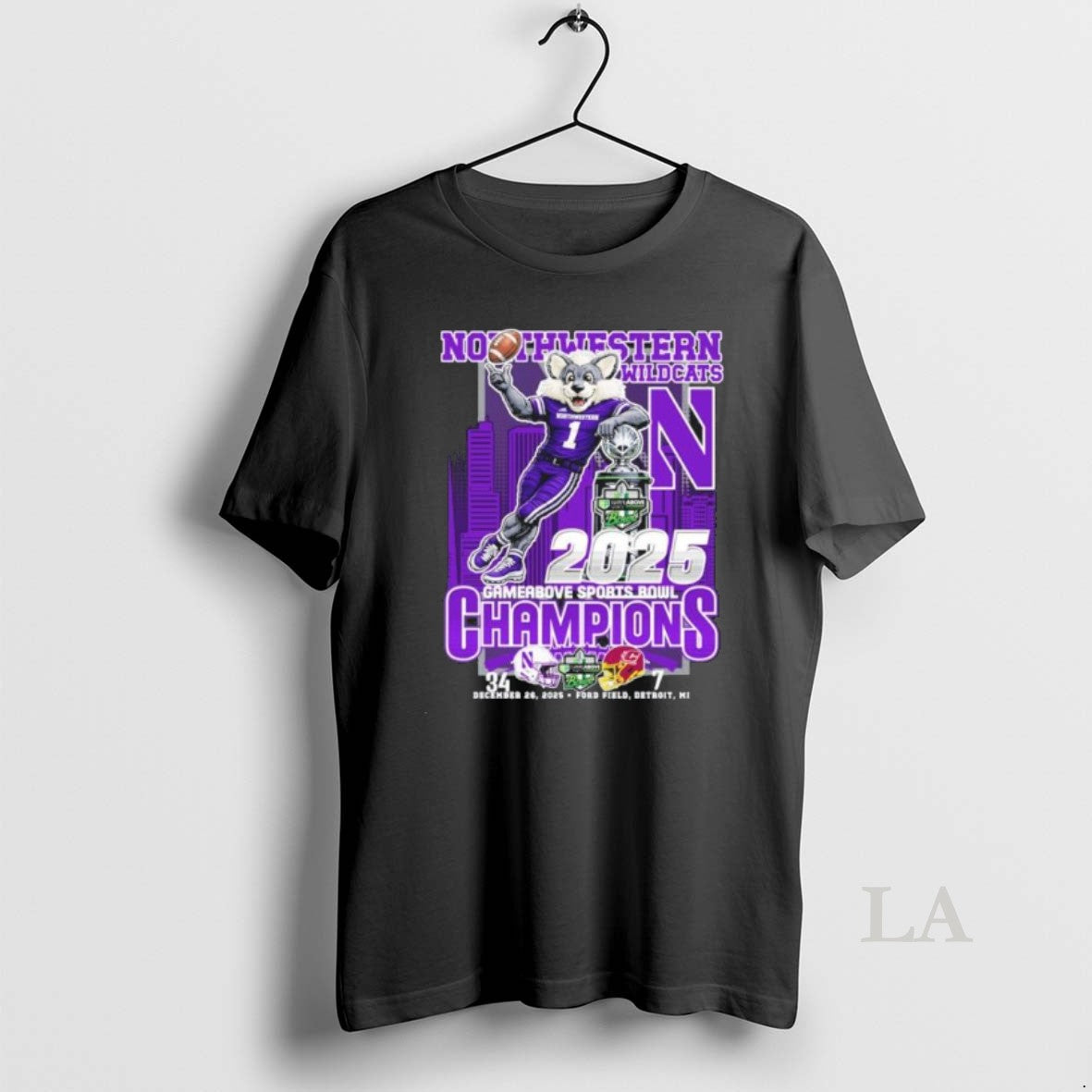 Original Northwestern Wildcats Mascot 2025 Gameabove Sports Bowl Champions T-Shirts, Hoodie, Sweatshirt