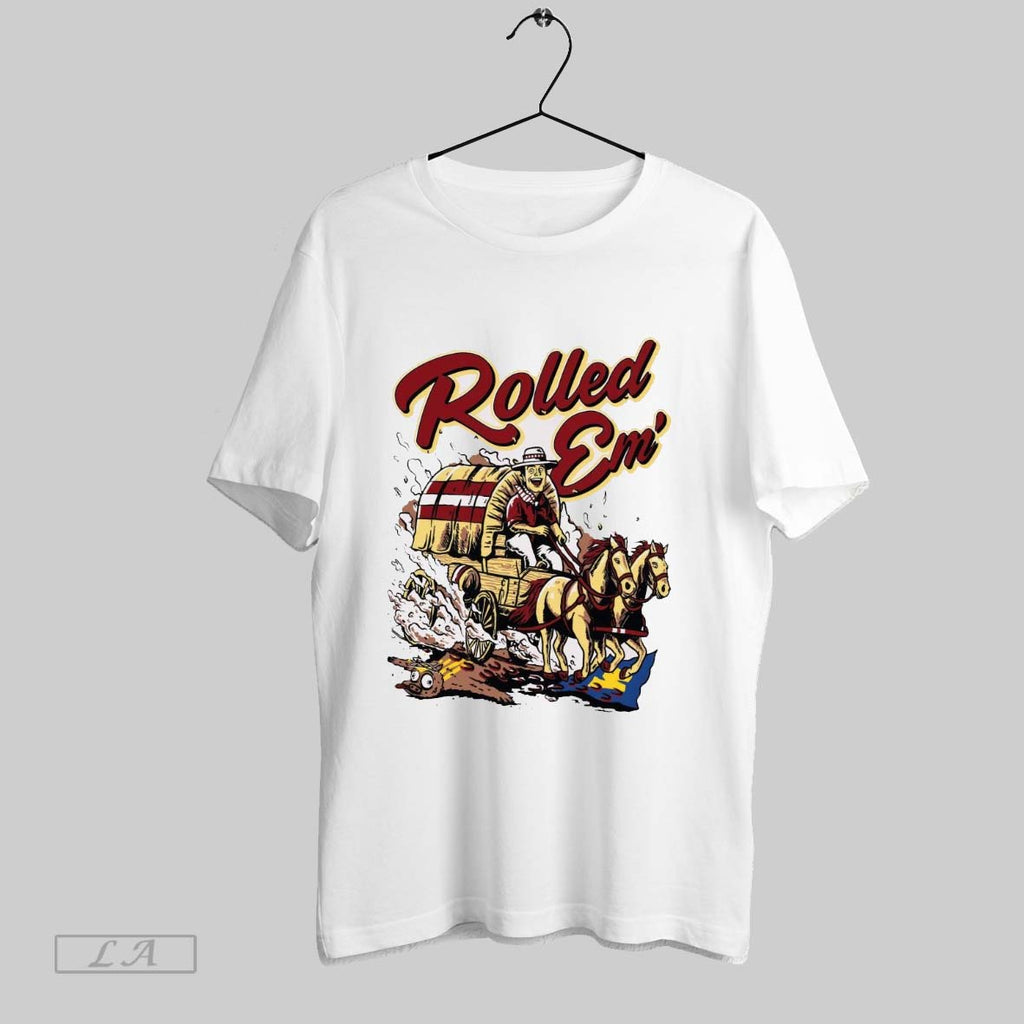Original Oklahoma Sooners Defeat Michigan Wolverines We Rolled Em T Shirt