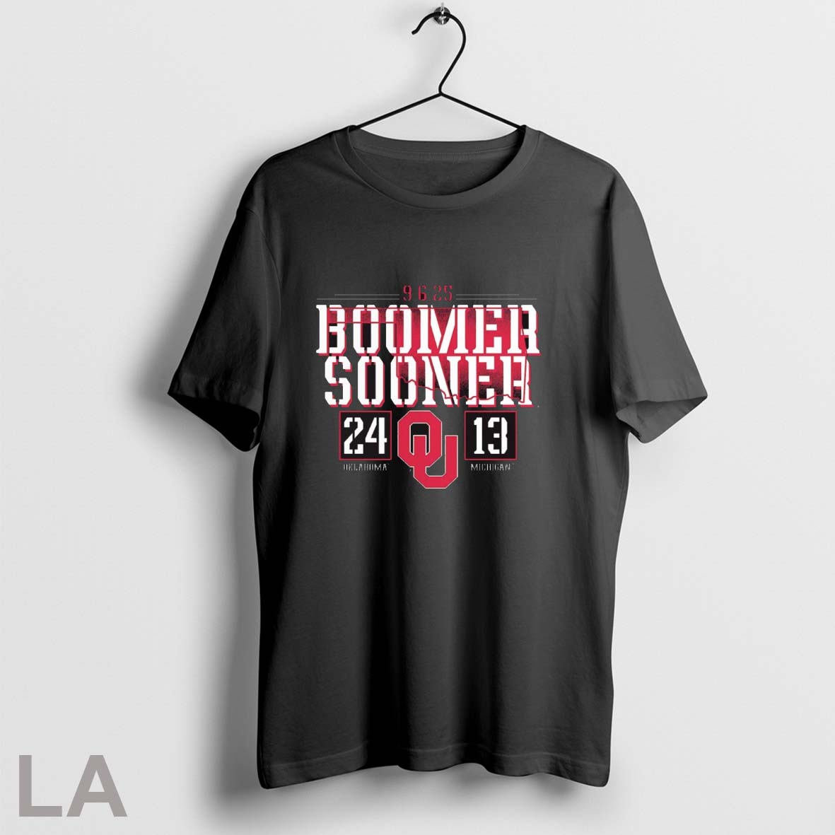 Original Oklahoma Sooners Vs Michigan Wolverines Boomer Sooner 9 6 2025 Score 24 13