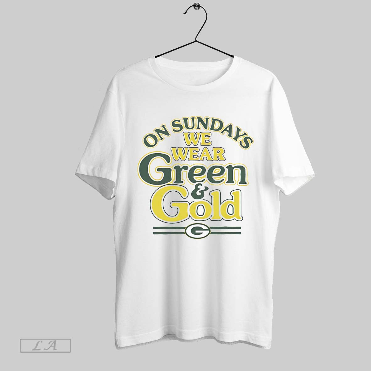 Original On Sundays We Wear Green And Gold Packers White Poster