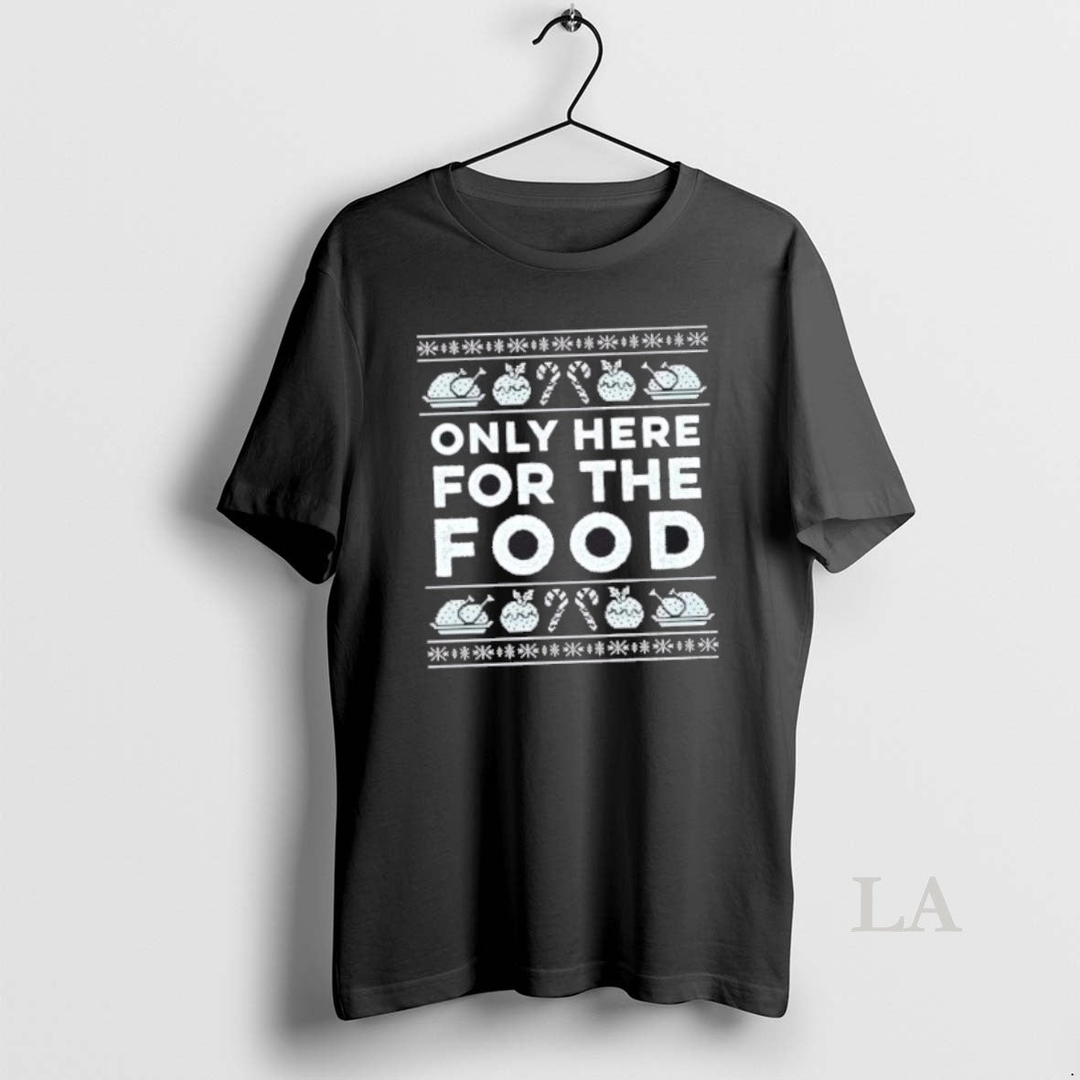 Original Only Here For The Food Christmas T-Shirts, Hoodie, Sweatshirt | AU01DripNestTees.com