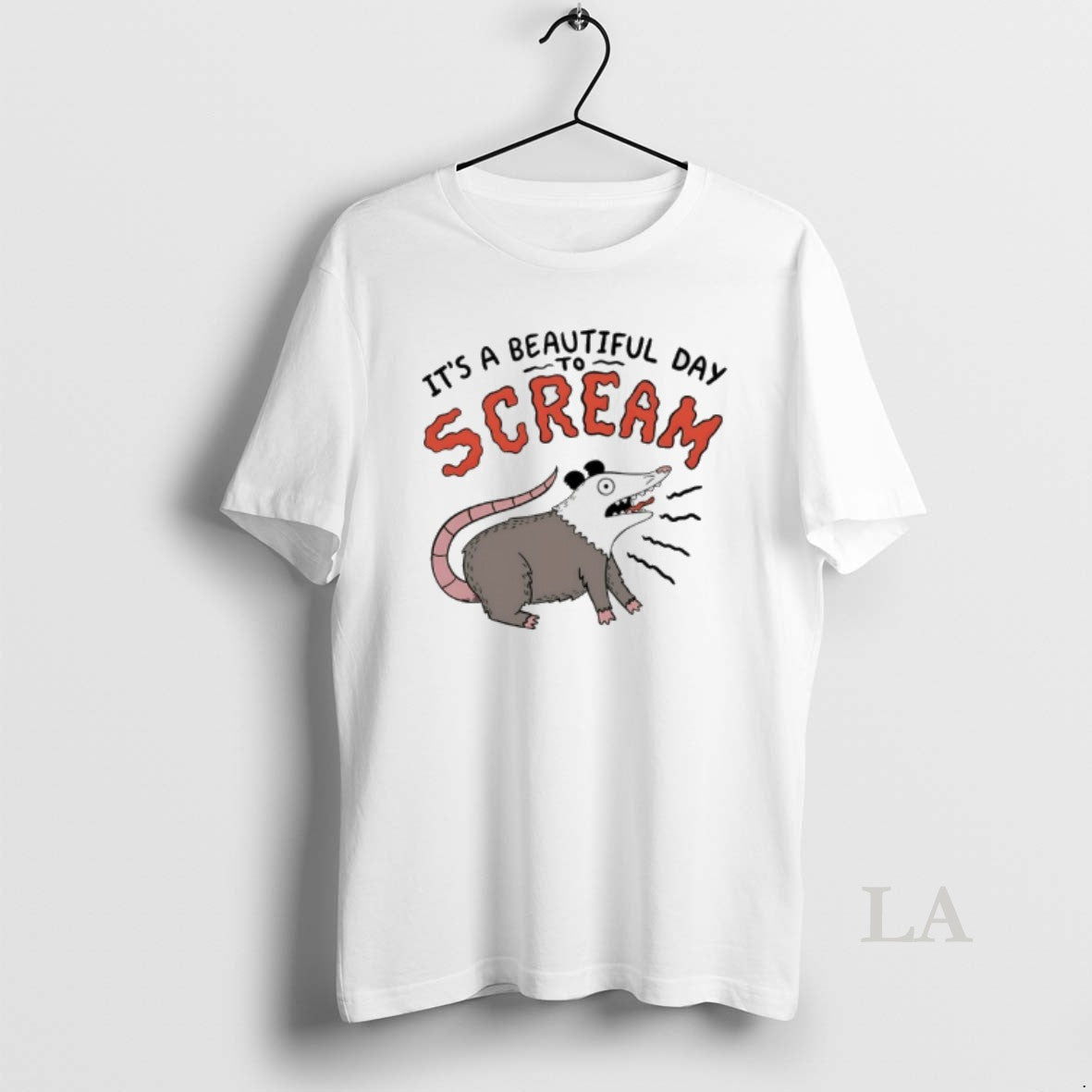 Original Opossum Its A Beautiful Day To Scream T-Shirts, Hoodie, Sweatshirt | AU01DripNestTees.com