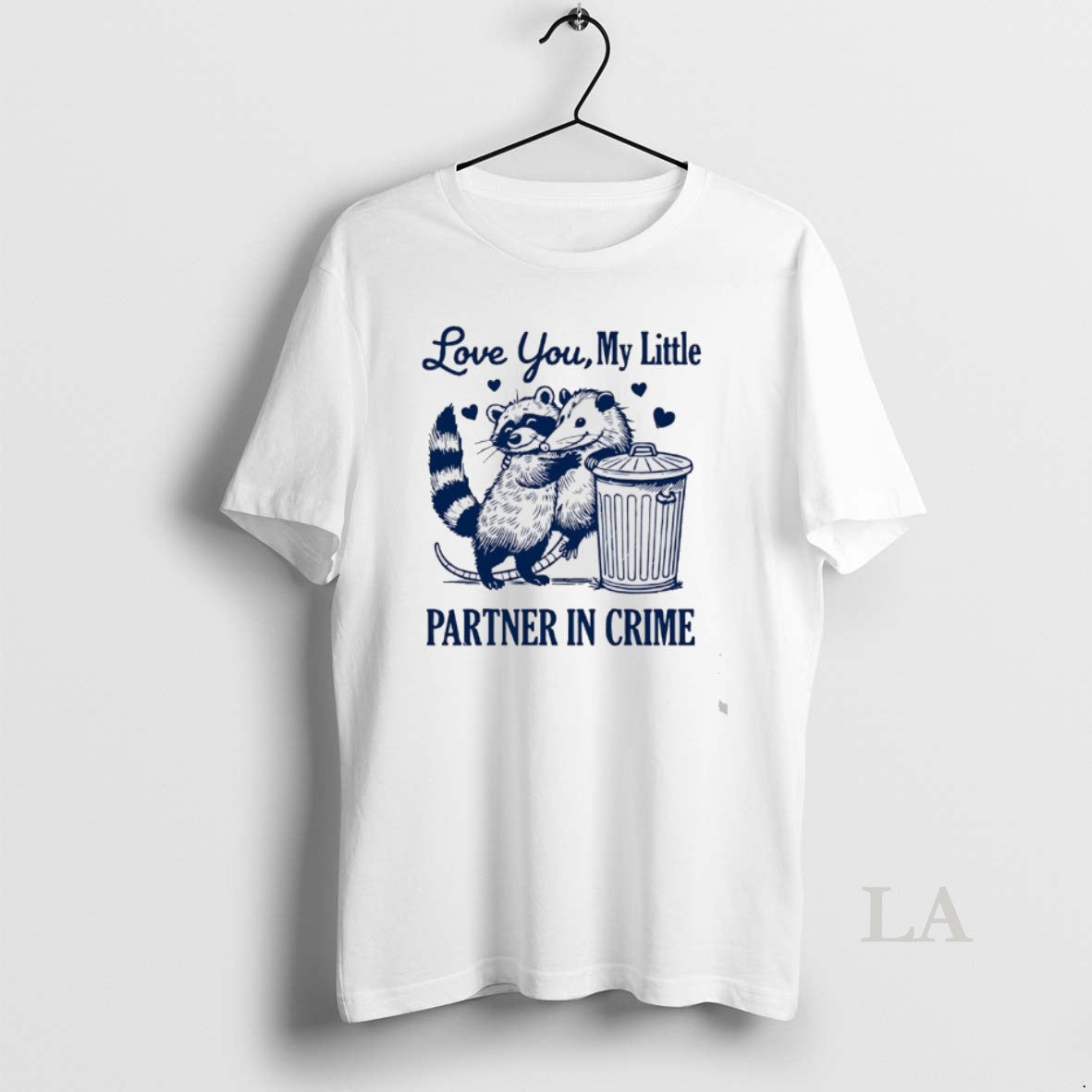 Original Opossum Love You My Little Partner In Crime T-Shirts, Hoodie, Sweatshirt | AU01DripNestTees.com