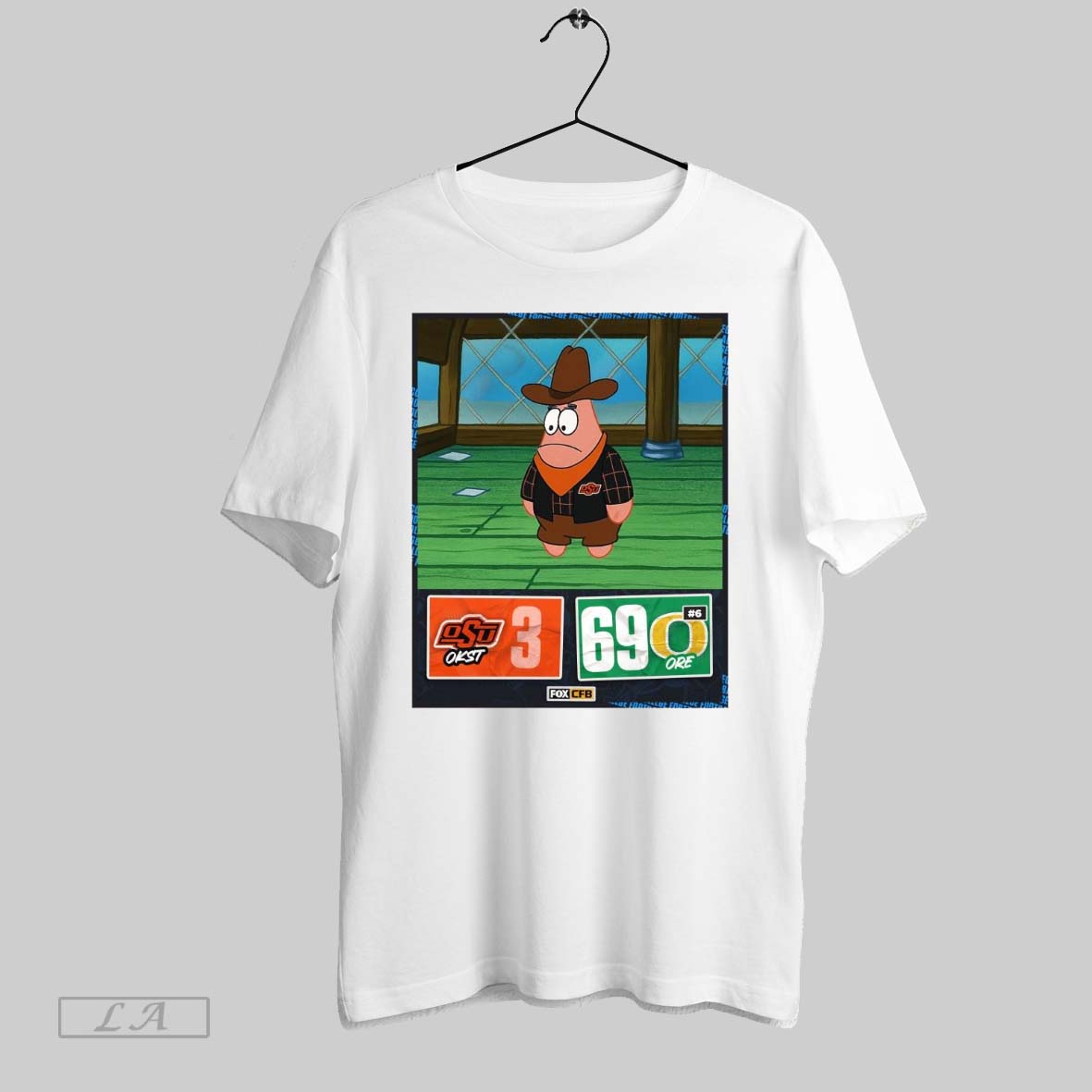 Original Oregon 69 3 Oklahoma State Sep 6 2025 Final Score Patrick Star Meme