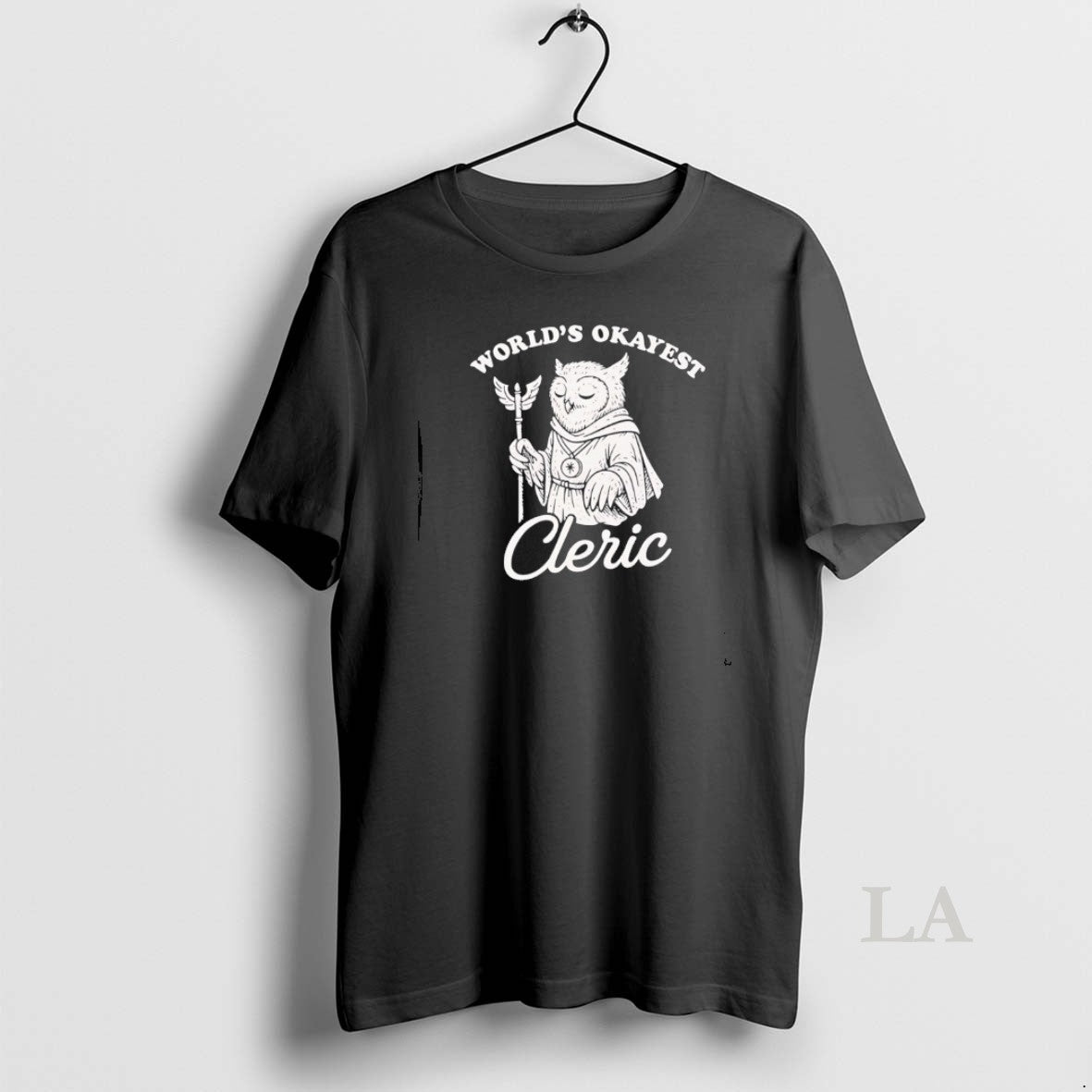 Original Owl Worlds Okayest Cleric T-Shirts, Hoodie, Sweatshirt | AU01DripNestTees.com