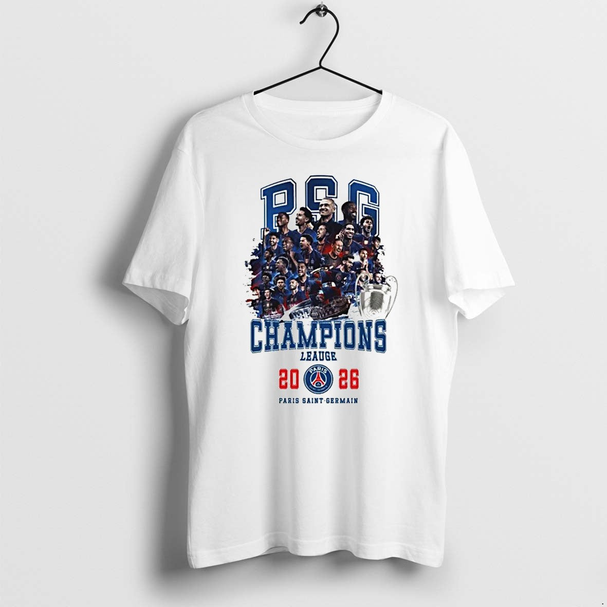 Original Paris Saint Germain Champions League Winners Psg 2026 Tshirts Jpg