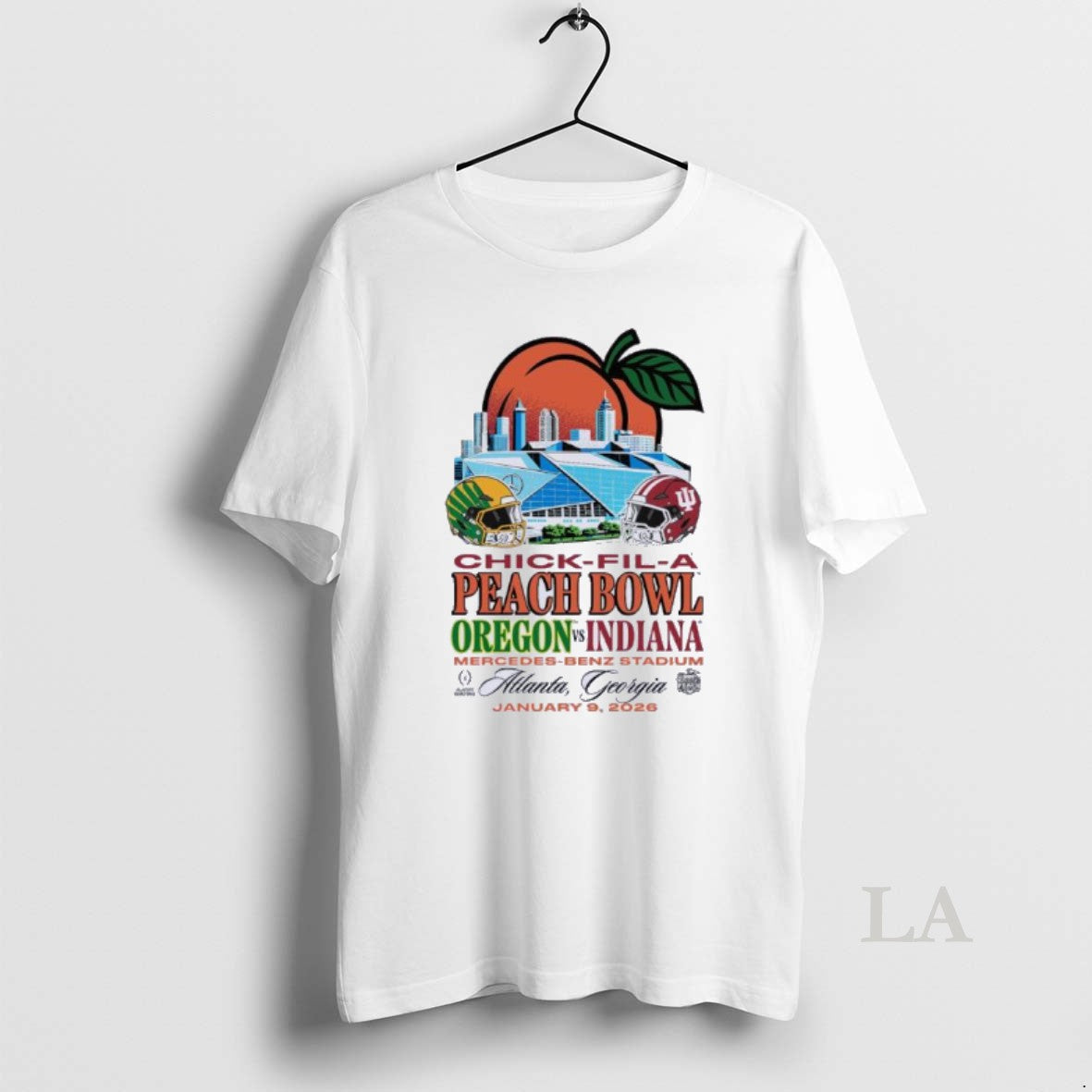 Original Peach Bowl Iu Vs Oregon January 9th T-Shirts, Hoodie, Sweatshirt | AU01DripNestTees.com