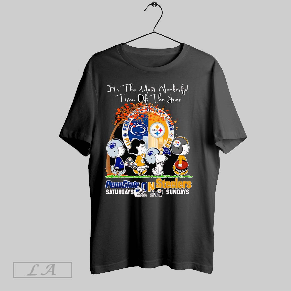 Original Peanuts Its The Most Wonderful Time Of The Year Penn State On Saturdays Steelers