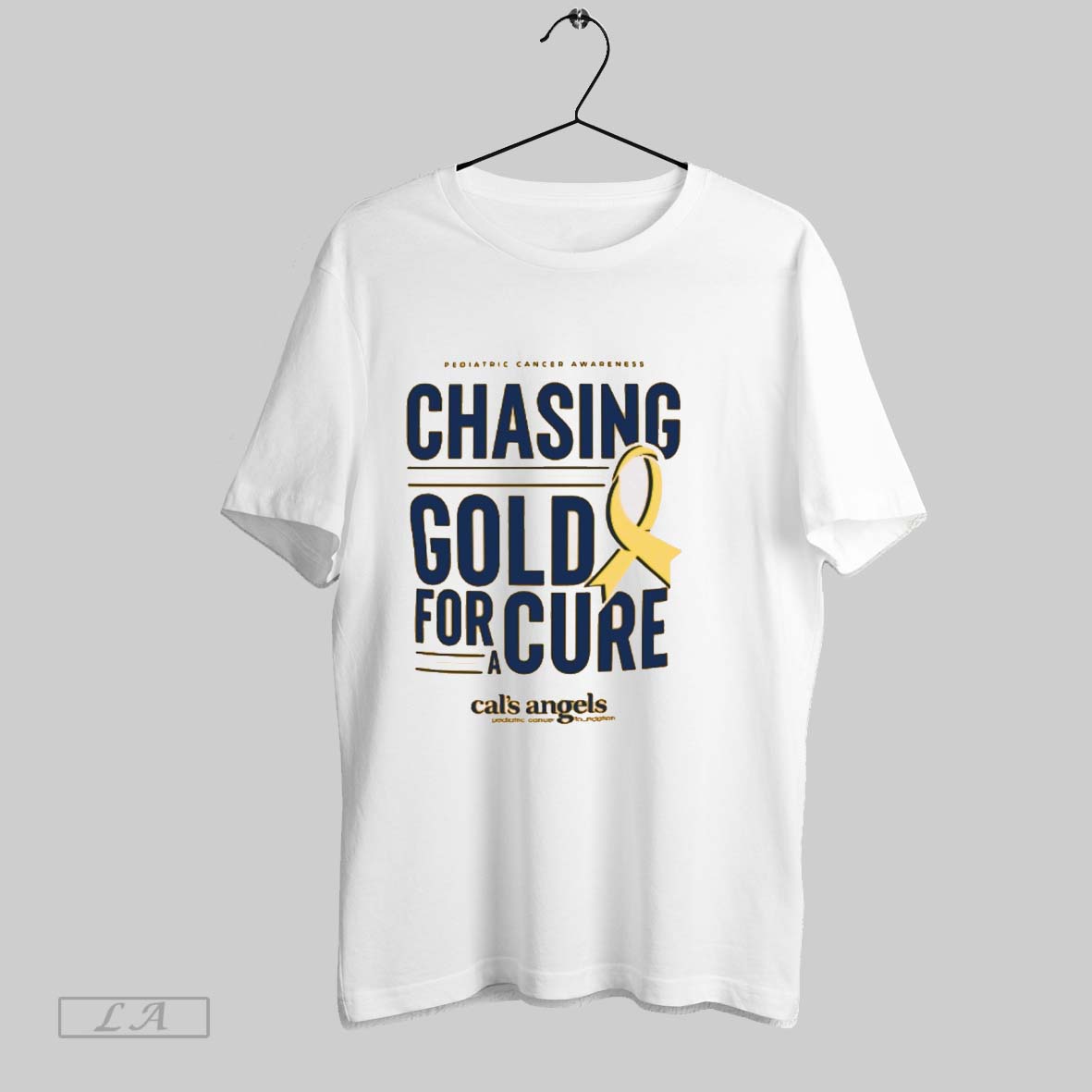 Original Pediatric Cancer Awareness Chasing Gold For Cure Cals Angels Pediatric Cancer Foundation Naperville North