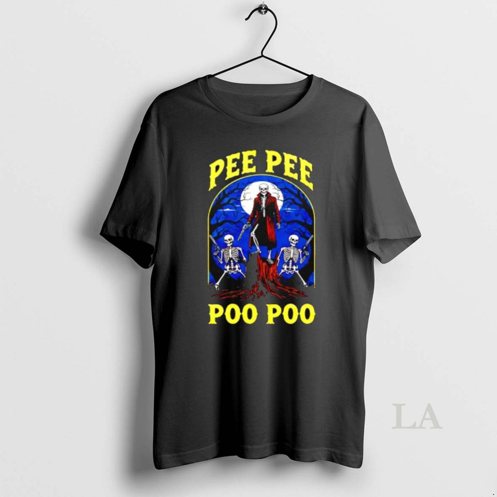 Original Pee Pee Poo Poo Skeleton Graphic T-Shirts, Hoodie, Sweatshirt | AU01DripNestTees.com