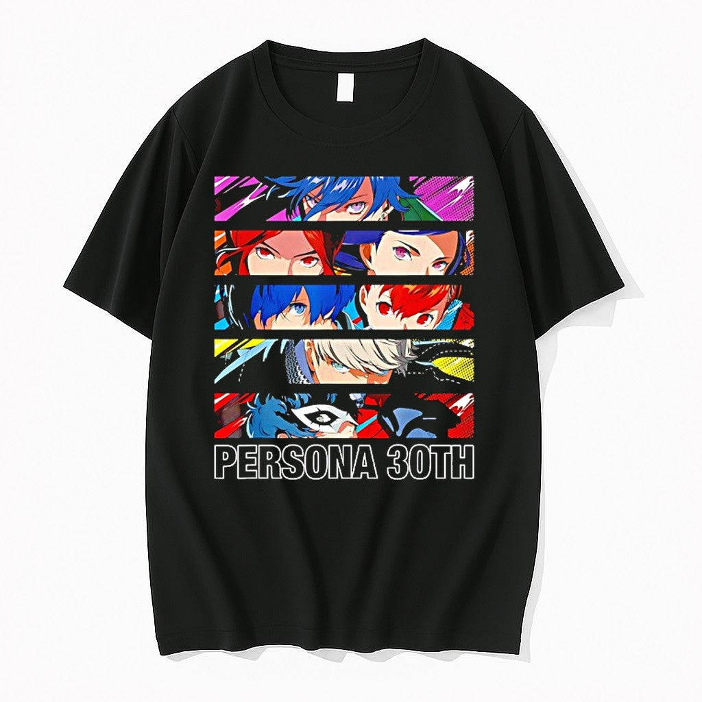 Original Persona 30th Hero Line Up Anime Tshirts Jpg