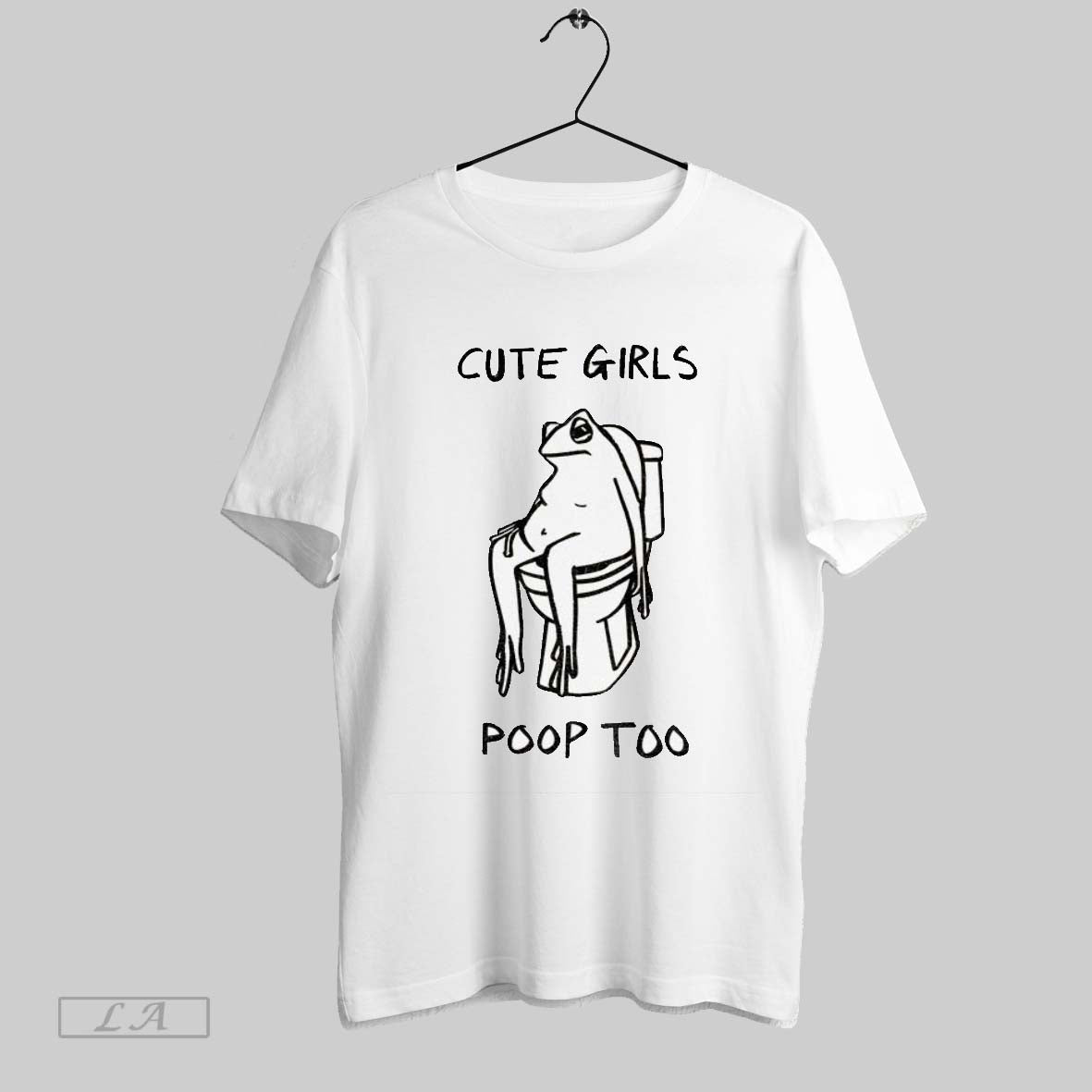 Original Pooping Frog Cute Girls Poop Too