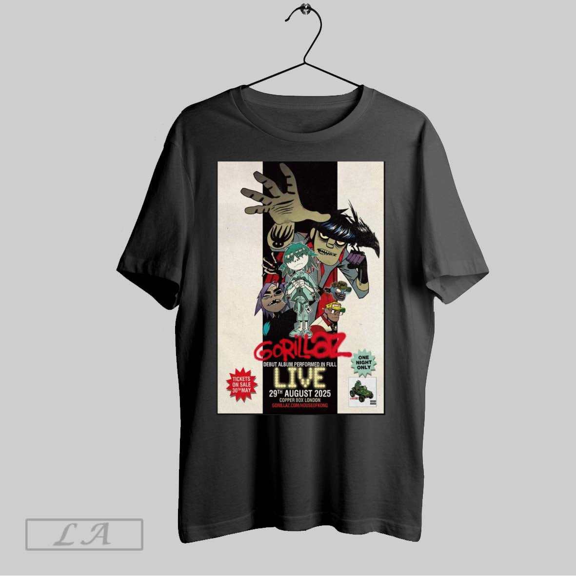 Original Poster Gorillaz Debut Album Performed In Full Live August 29 2025 London Uk Concert