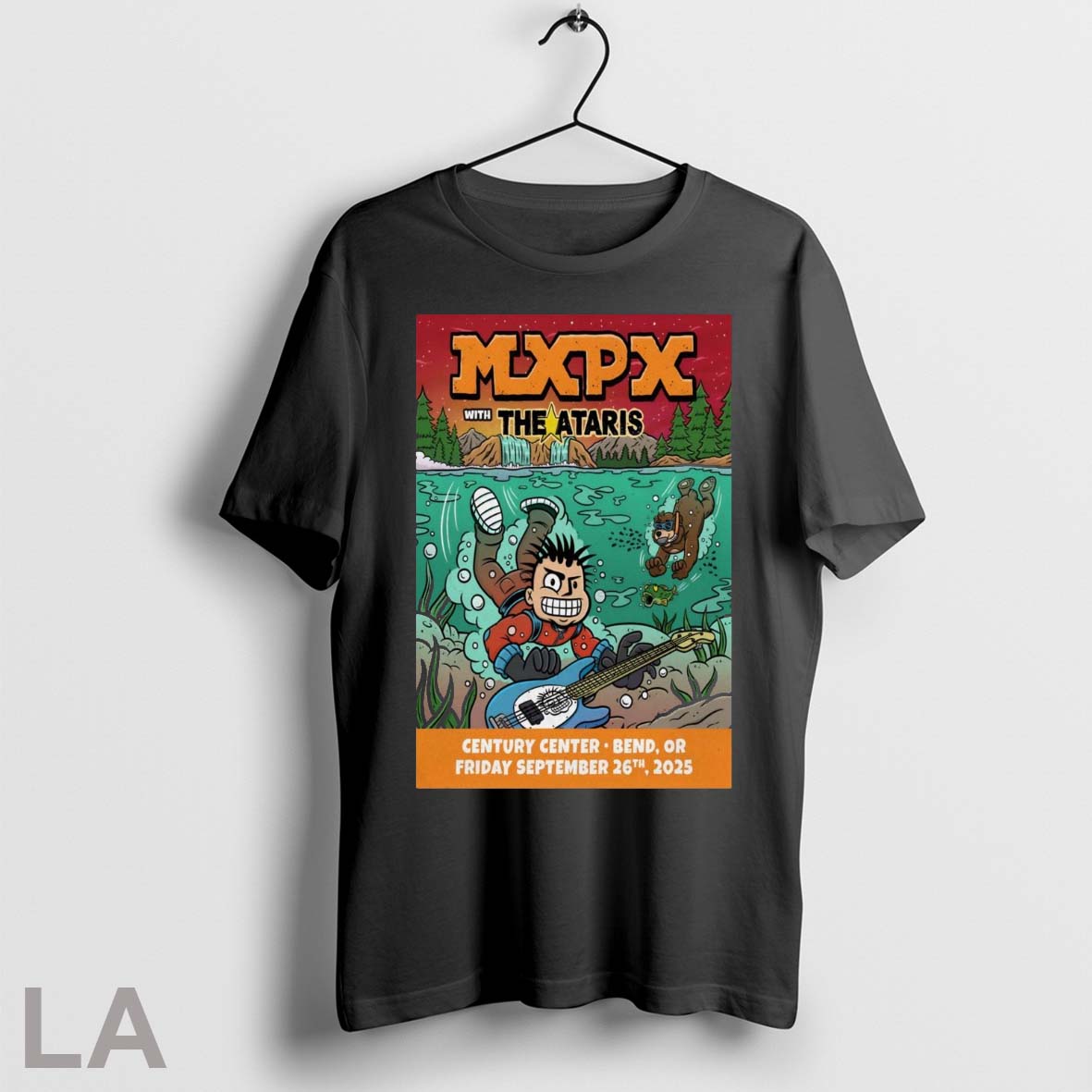 Original Poster Mxpx Friday September 26 2025 Century Center In Bend Or T Shirt