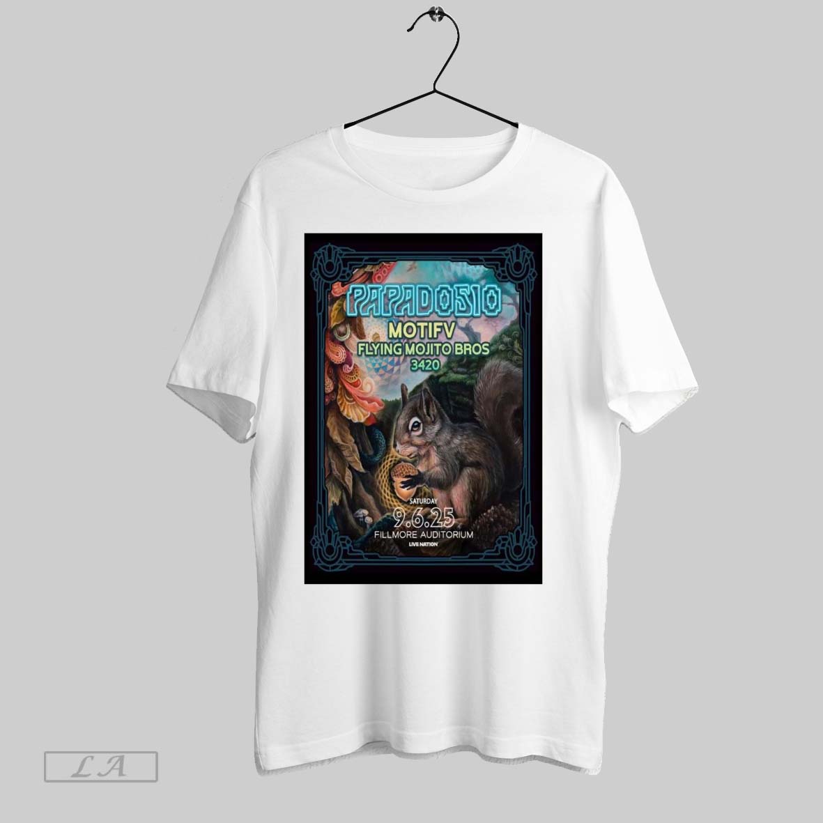 Original Poster Papadosio The Fillmore Auditorium In Denver Co September 6 2025 T Shirt