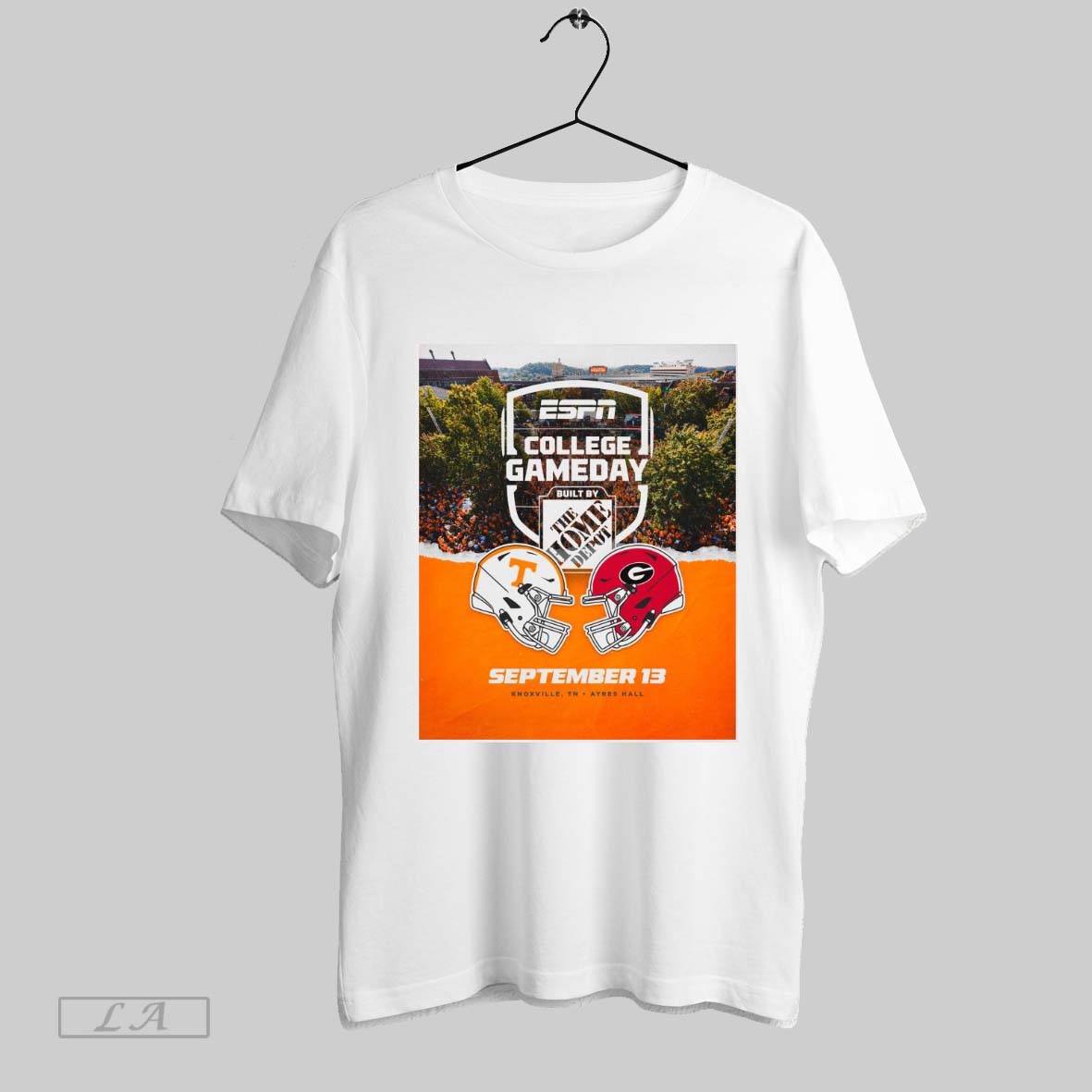 Original Poster Tennessee Vols Vs Georgia Bulldogs Espns College Gameday September 13 2025 Knoxville Tennessee