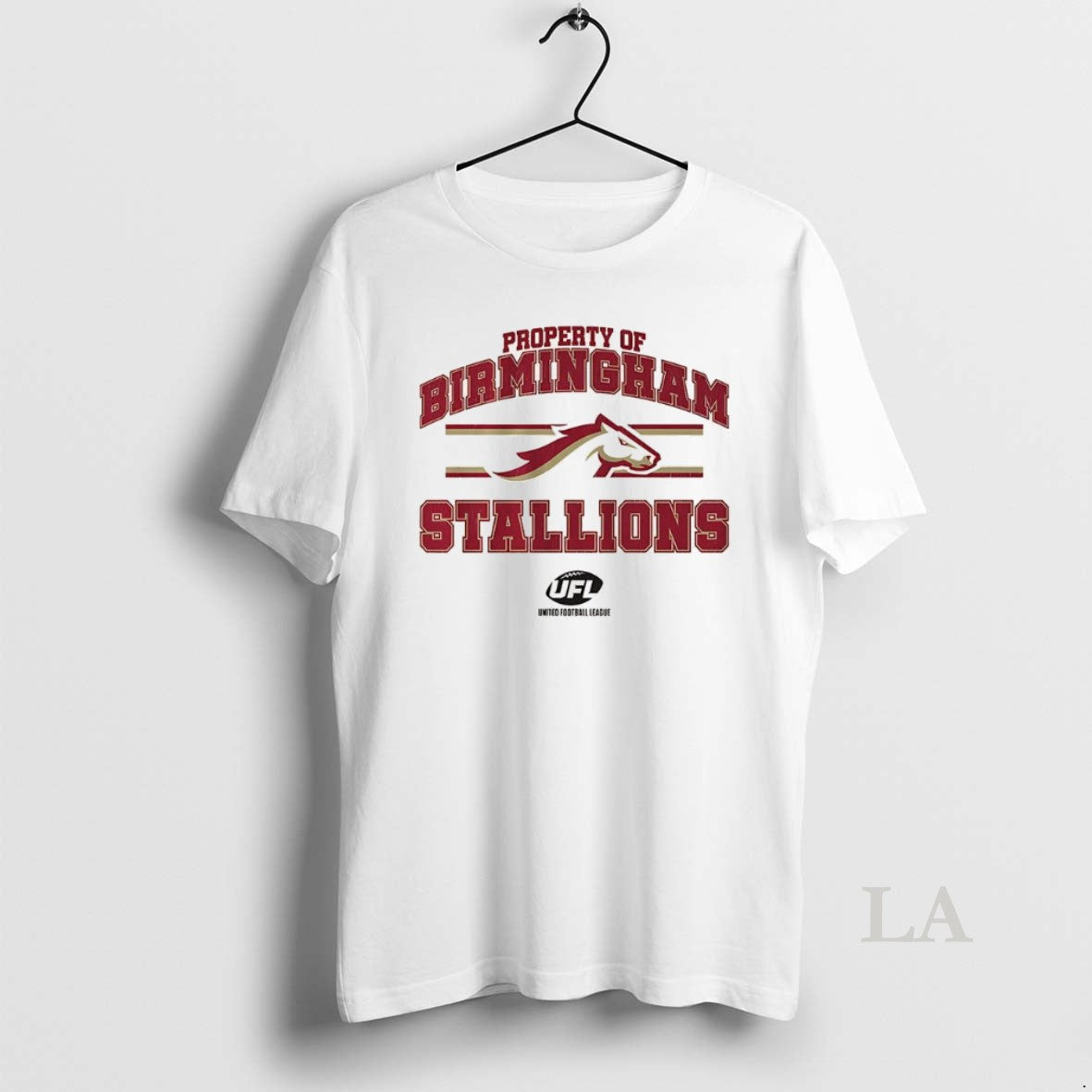 Original Property Of Birmingham Stallions Ufl Logo Striped T-Shirts, Hoodie, Sweatshirt | AU01DripNestTees.com