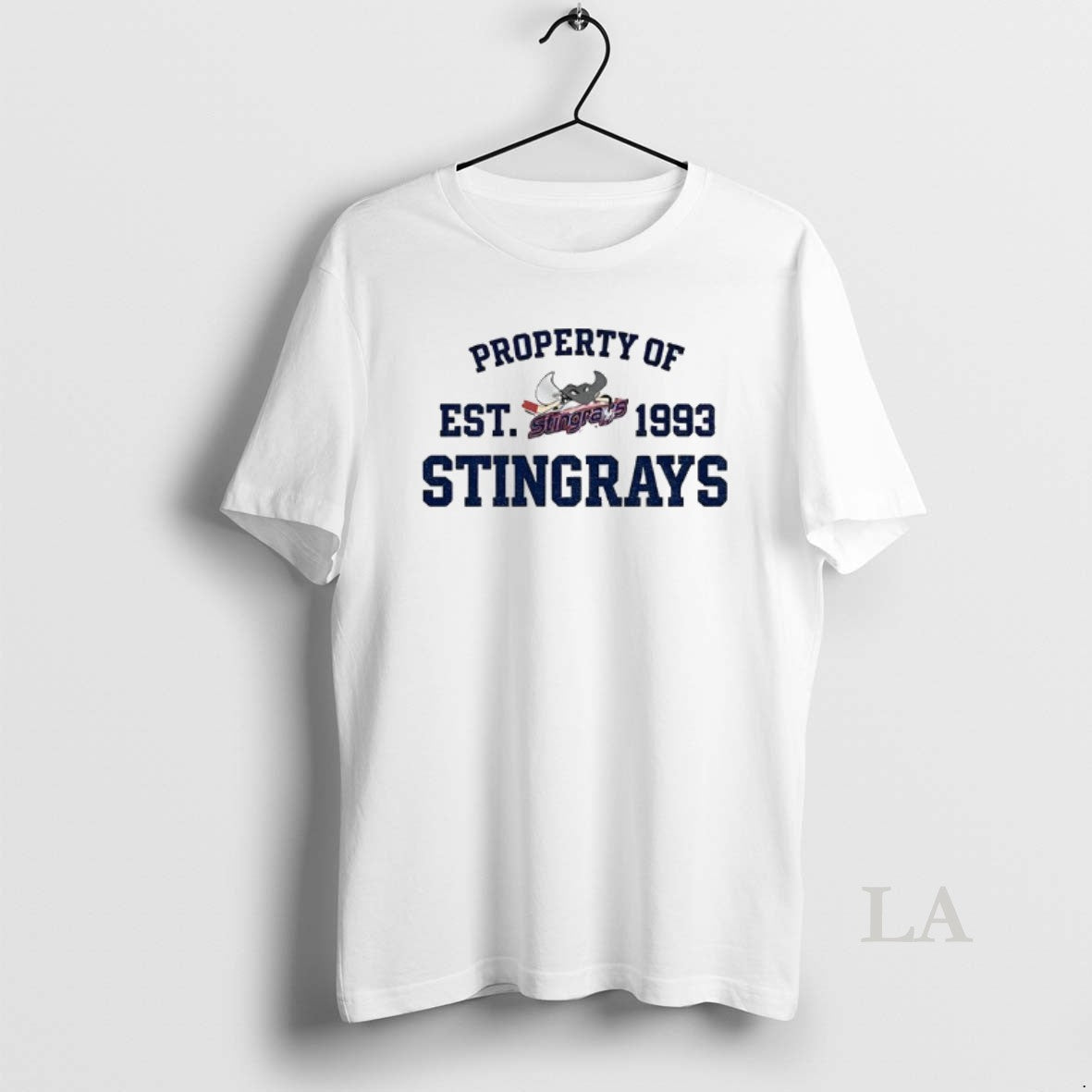 Original Property Of Stingrays Est 1993 Logo Vintage T-Shirts, Hoodie, Sweatshirt | AU01DripNestTees.com