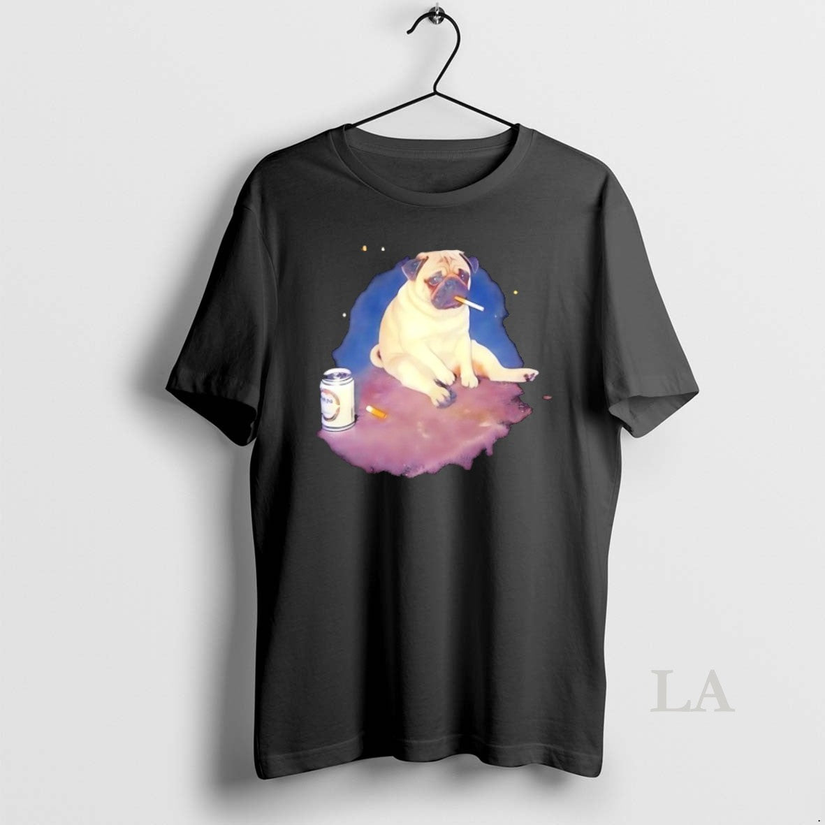 Original Pug Smoking And Drinking Beer T-Shirts, Hoodie, Sweatshirt | AU01DripNestTees.com