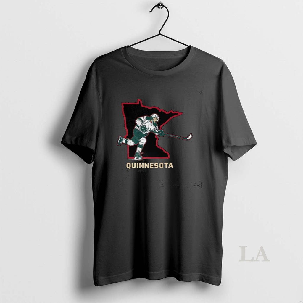 Original Quinn Hughes Minnesota Wild Nhl Quinnesota State Border T-Shirts, Hoodie, Sweatshirt | AU01DripNestTees.com