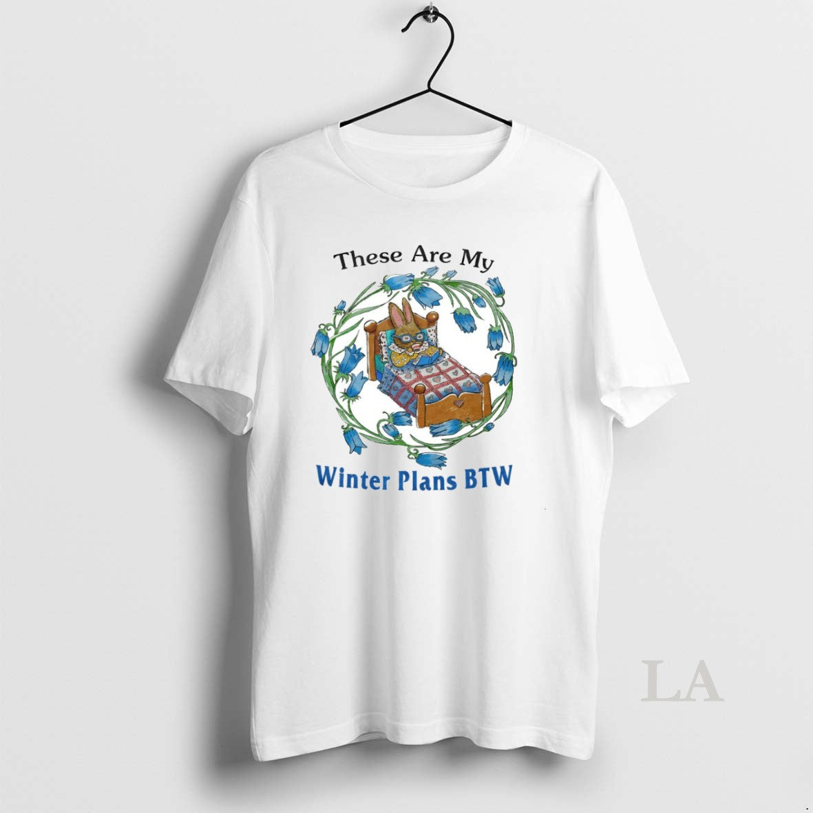 Original Rabbit These Are My Winter Plans Btw Circle T-Shirts, Hoodie, Sweatshirt | AU01DripNestTees.com