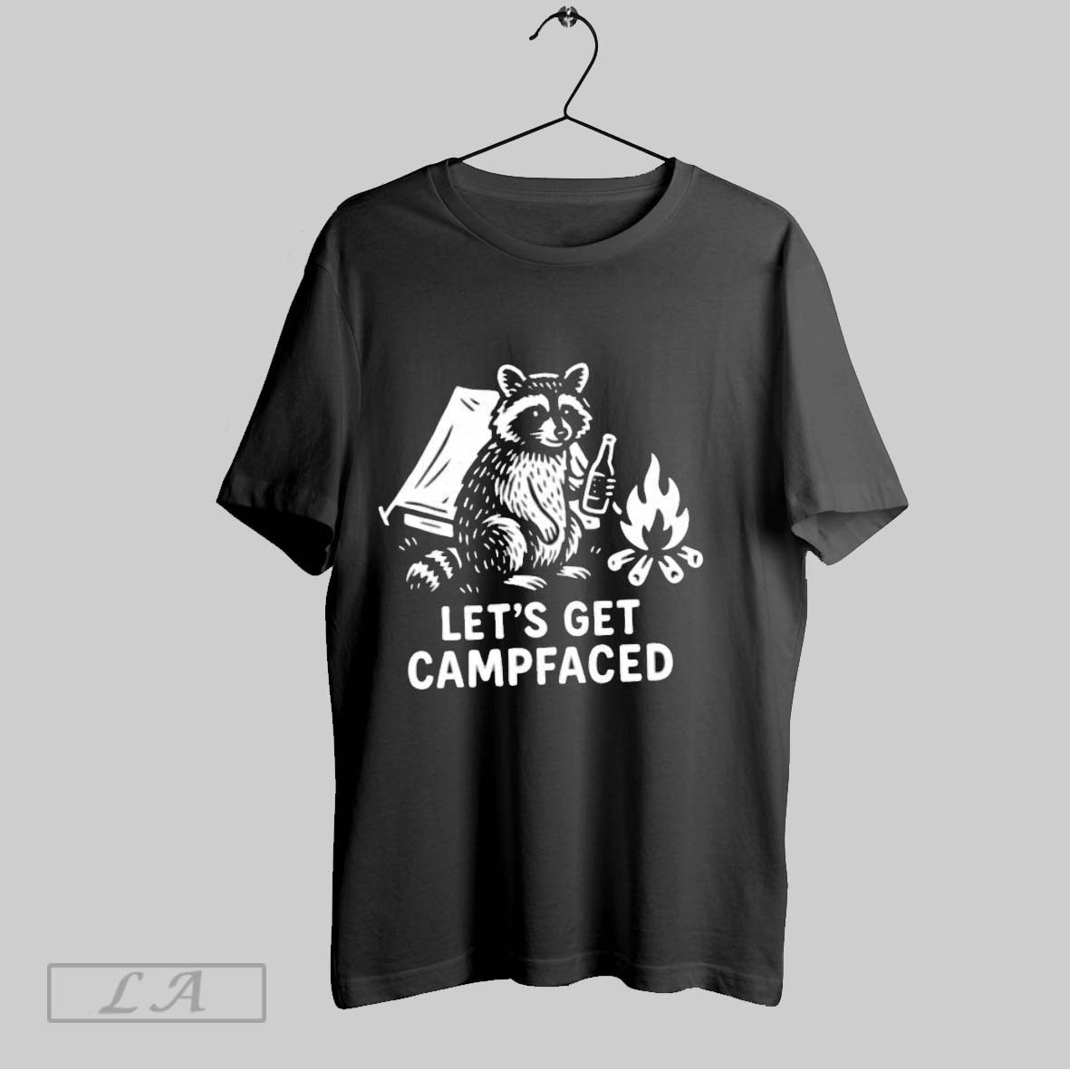 Original Raccoon Lets Get Campfaced