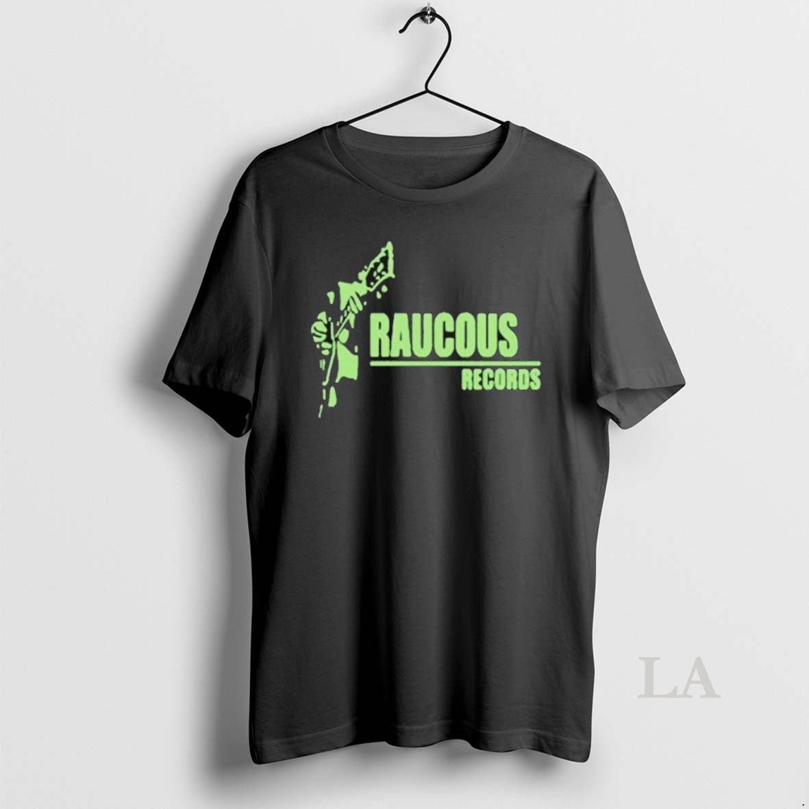 Original Raucous Records Guitar Logo T-Shirts, Hoodie, Sweatshirt | AU01DripNestTees.com