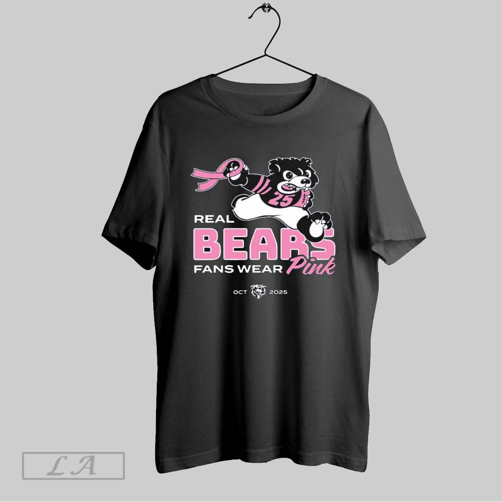 Original Real Bears Fans Wear Pink Breast Cancer Awareness Oct 2025