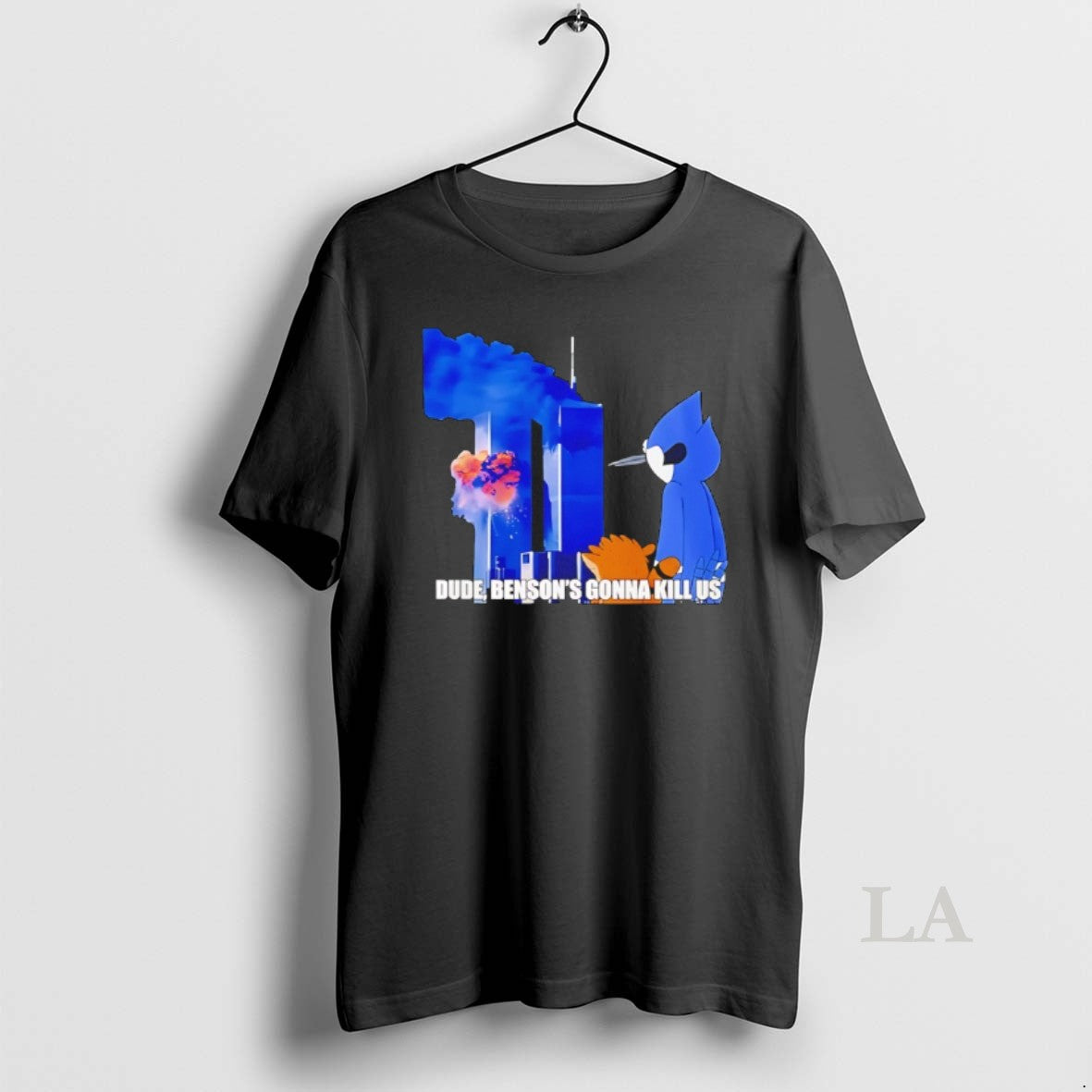 Original Regular Show 911 Meme Dude Bensons Gonna Kill Us T-Shirts, Hoodie, Sweatshirt | AU01DripNestTees.com
