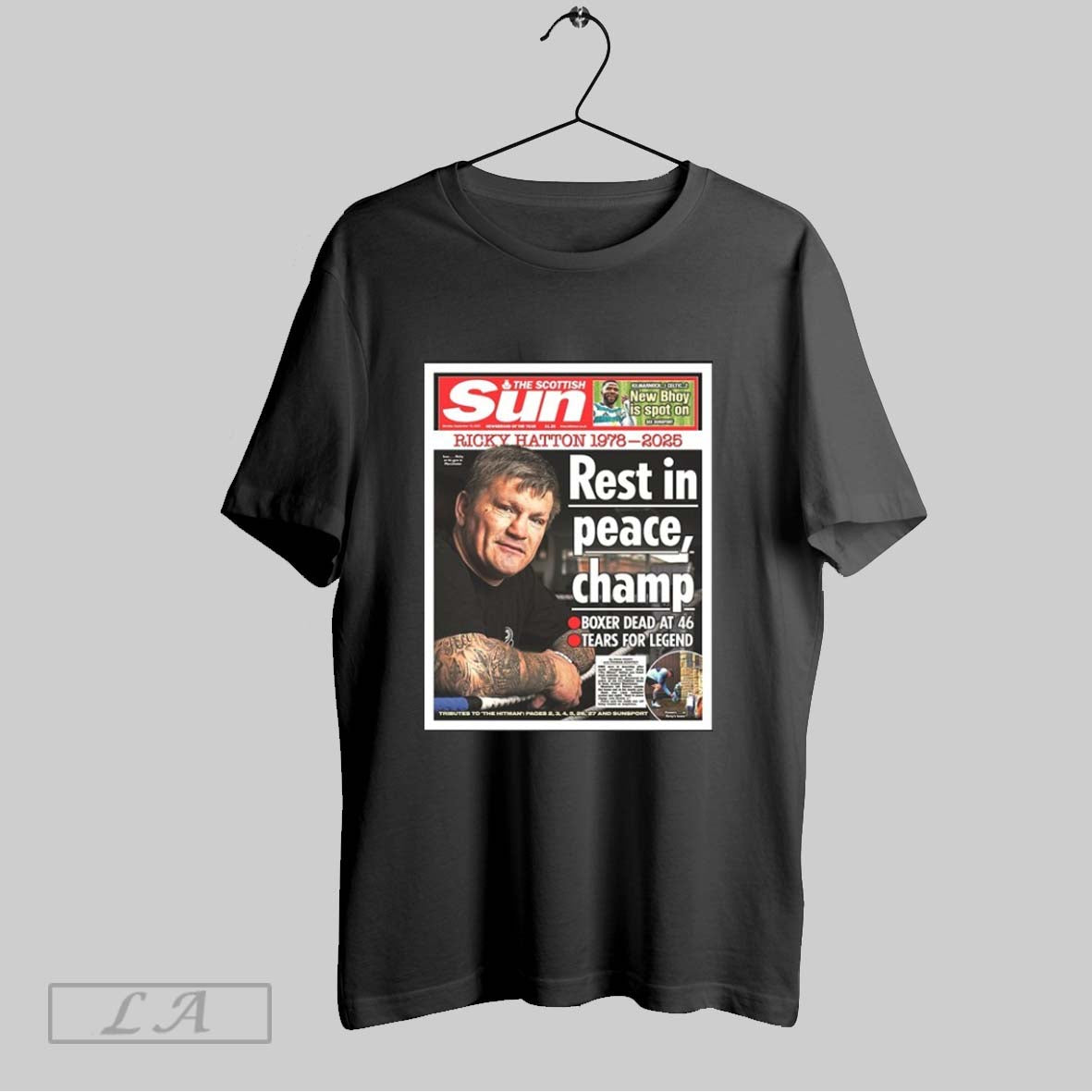 Original Ricky Hatton 1978 2025 Rest In Peace Champ