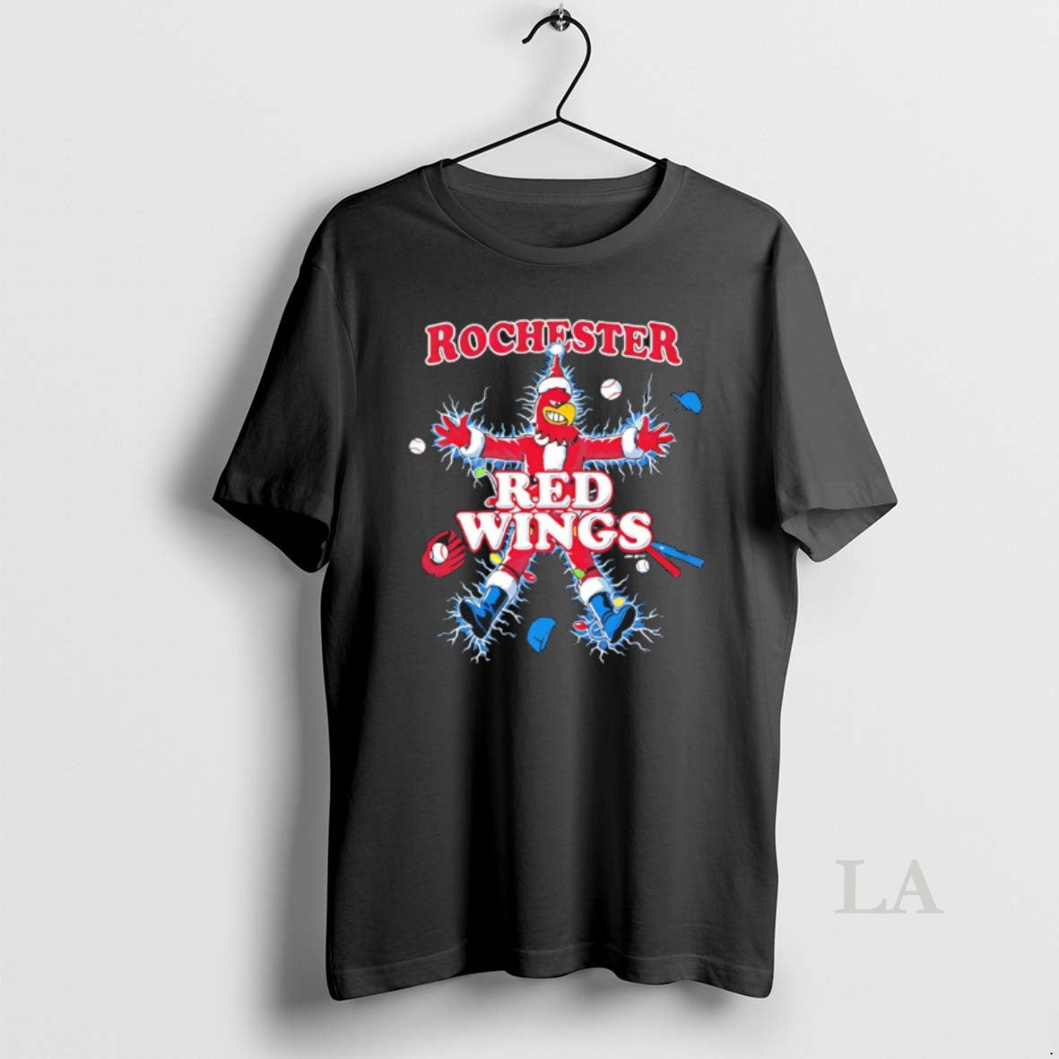 Original Rochester Red Wings The Holiday Christmas Mascot T-Shirts, Hoodie, Sweatshirt | AU01DripNestTees.com