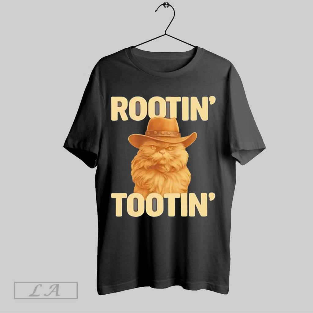 Original Rootin Tootin Cat Cowboy Funny