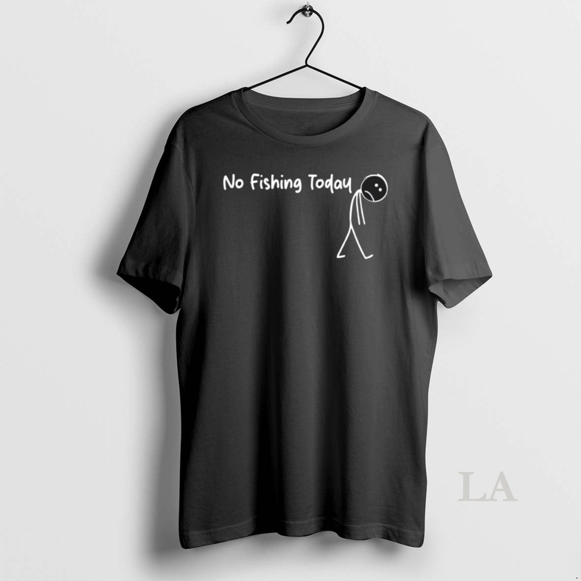 Original Sad Stick Man No Fishing Today Meme T-Shirts, Hoodie, Sweatshirt | AU01DripNestTees.com