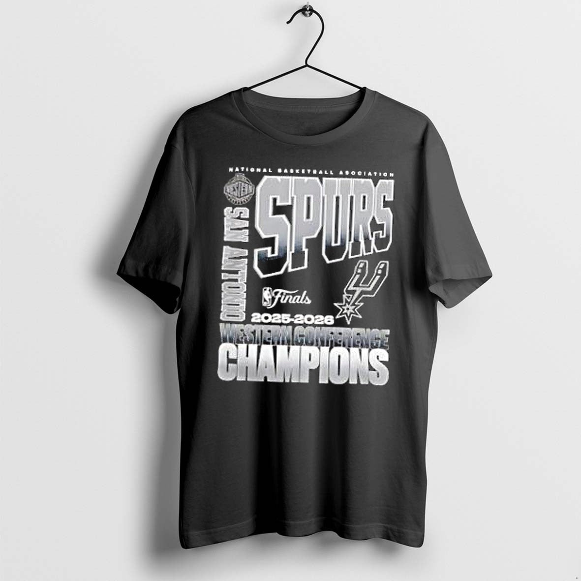 Original San Antonio Spurs 2025 2026 West Conference Champions Tshirts Jpg