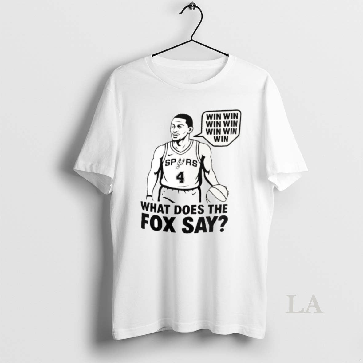 Original San Antonio Spurs Deaaron Fox What Does The Fox Say T-Shirts, Hoodie, Sweatshirt | AU01DripNestTees.com
