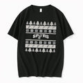 Original San Antonio Spurs Holiday Pattern Black Tshirts Jpg