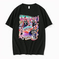 Original San Antonio Spurs Retro Player Collage Style Basketball Black Tshirts