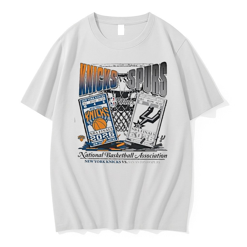 Original San Antonio Spurs Vs New York Knicks 2026 Nba Finals Matchup Franklin Tshirts