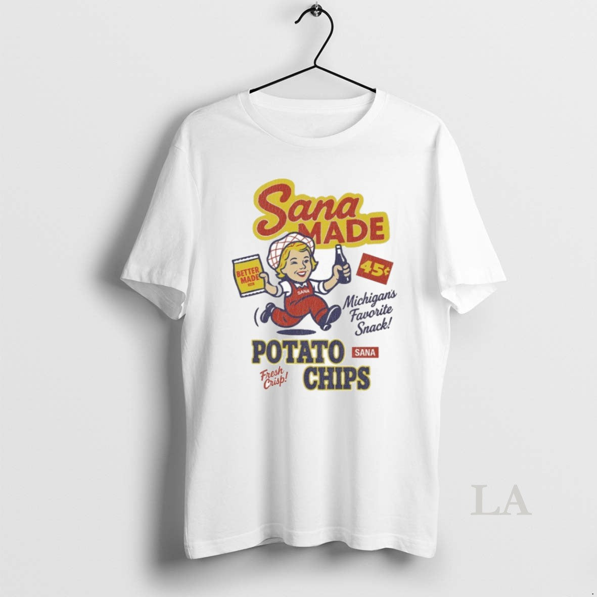 Original Sana Made Potato Chips Better Made Michigans Favorite Snack T-Shirts, Hoodie, Sweatshirt | AU01DripNestTees.com
