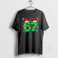 Original Santa Hat 67 Christmas Lights T-Shirts, Hoodie, Sweatshirt | AU01DripNestTees.com