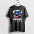 Original Seahawks 1 Seed Nfc West Division Champions 2025 Mascot T-Shirts, Hoodie, Sweatshirt | AU01DripNestTees.com