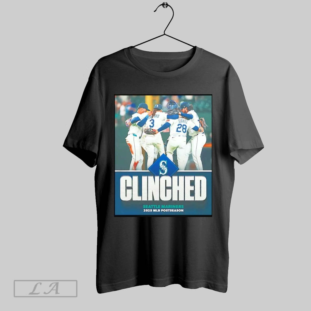 Original Seattle Mariners Clinch 2025 Mlb Postseason