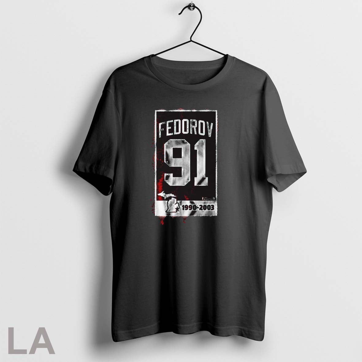 Original Sergei Fedorov 91 Banner Cska Moscow Hockey 1990 2003