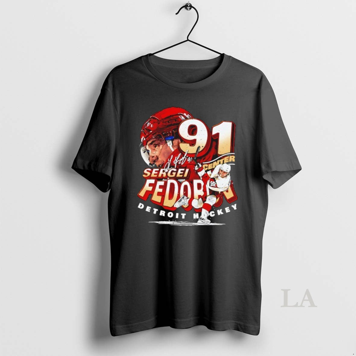 Original Sergei Fedorov 91 Detroit Red Wings Hockey Player Name T-Shirts, Hoodie, Sweatshirt | AU01DripNestTees.com