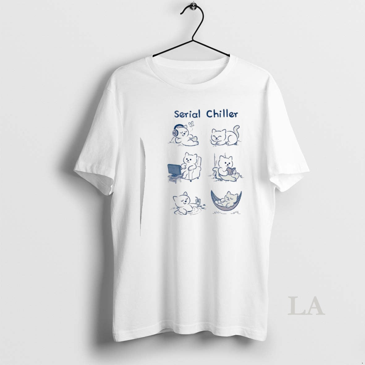 Original Serial Chiller Cats Meme T-Shirts, Hoodie, Sweatshirt | AU01DripNestTees.com