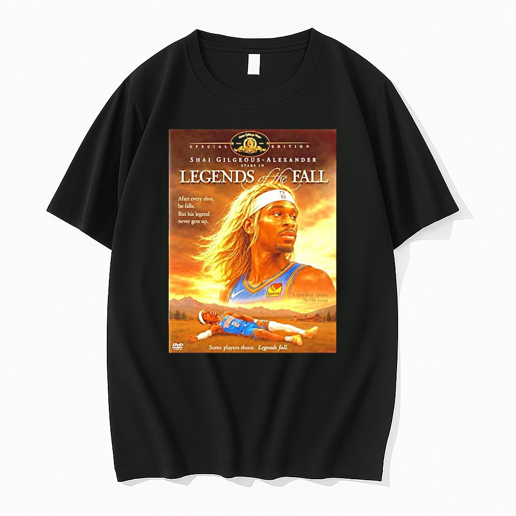 Original Shai Gilgeous Alexander Legends Of The Fall Funny Basketball Parody Tshirts