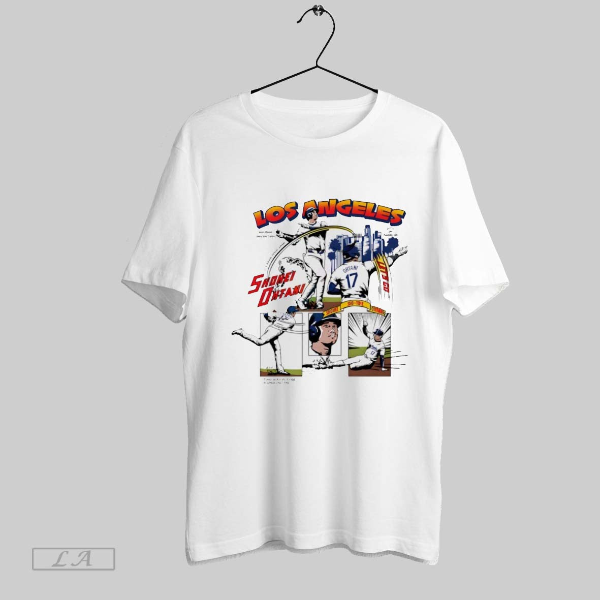 Original Shohei Ohtani Los Angeles Dodgers Comic