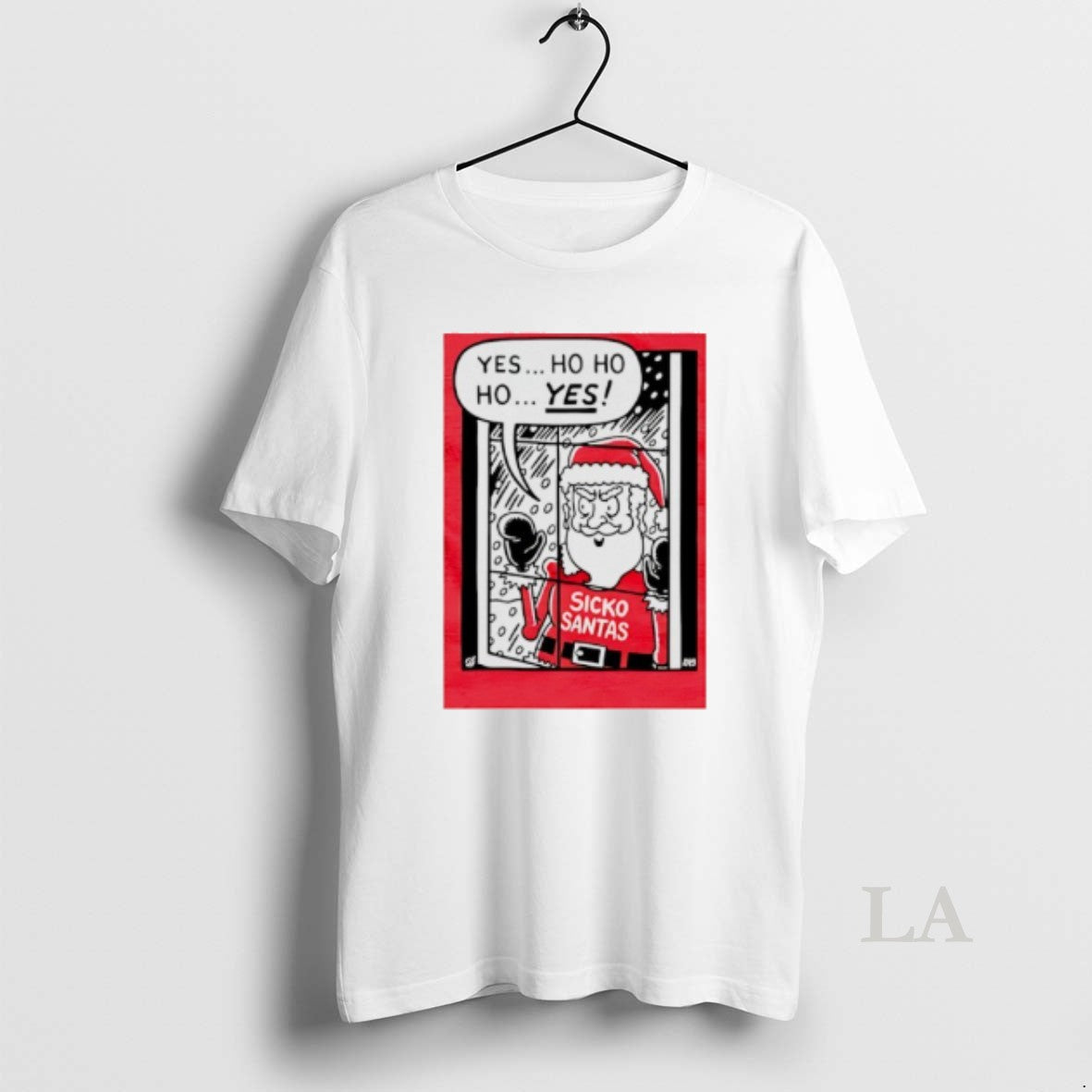 Original Sicko Santa Yes Ho Ho Ho Yes Comic T-Shirts, Hoodie, Sweatshirt | AU01DripNestTees.com