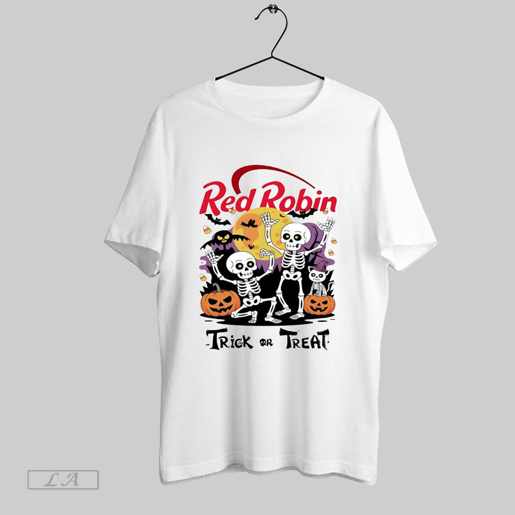 Original Skeleton Red Robin Trick Or Treat Halloween