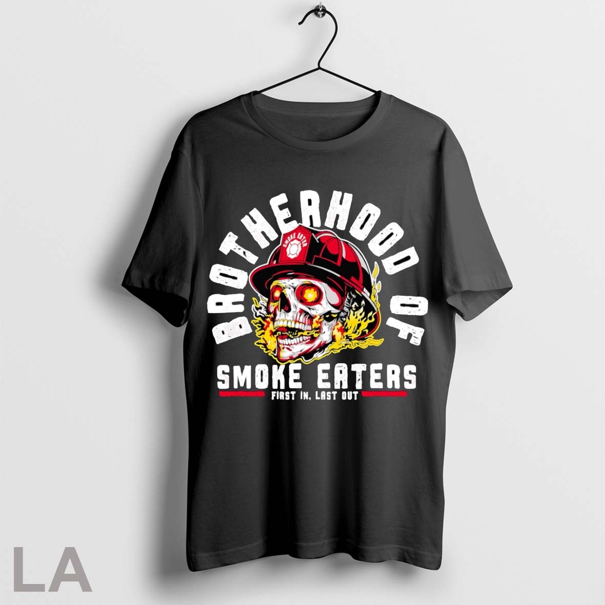 Original Skull Brotherhood Of Smoke Eaters First In Last Out